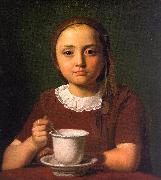 Little Girl with a Cup